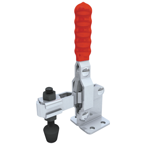 T/CLAMP VERTICAL FLAT 180KG - TOGGLE CLAMP - VERTICAL HANDLE | Fowkes Bros