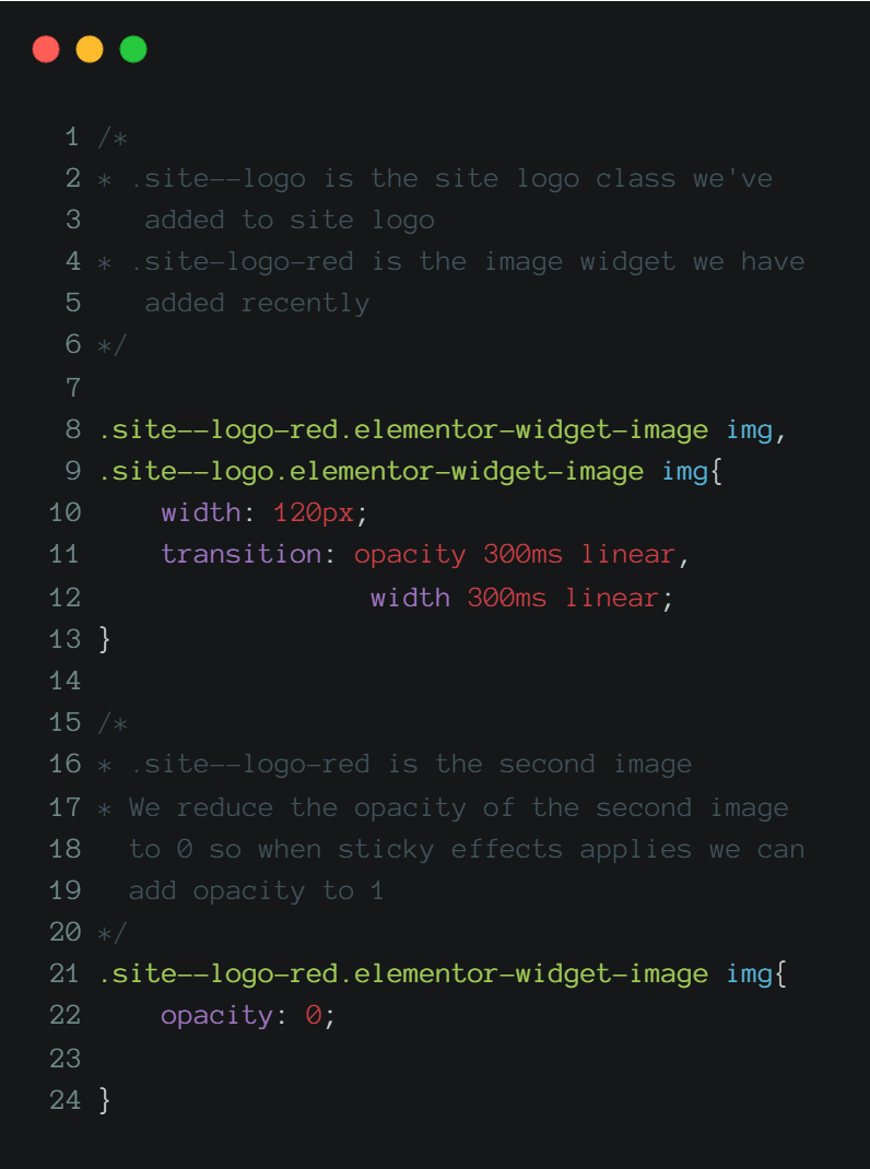Giving CSS class to an image widget