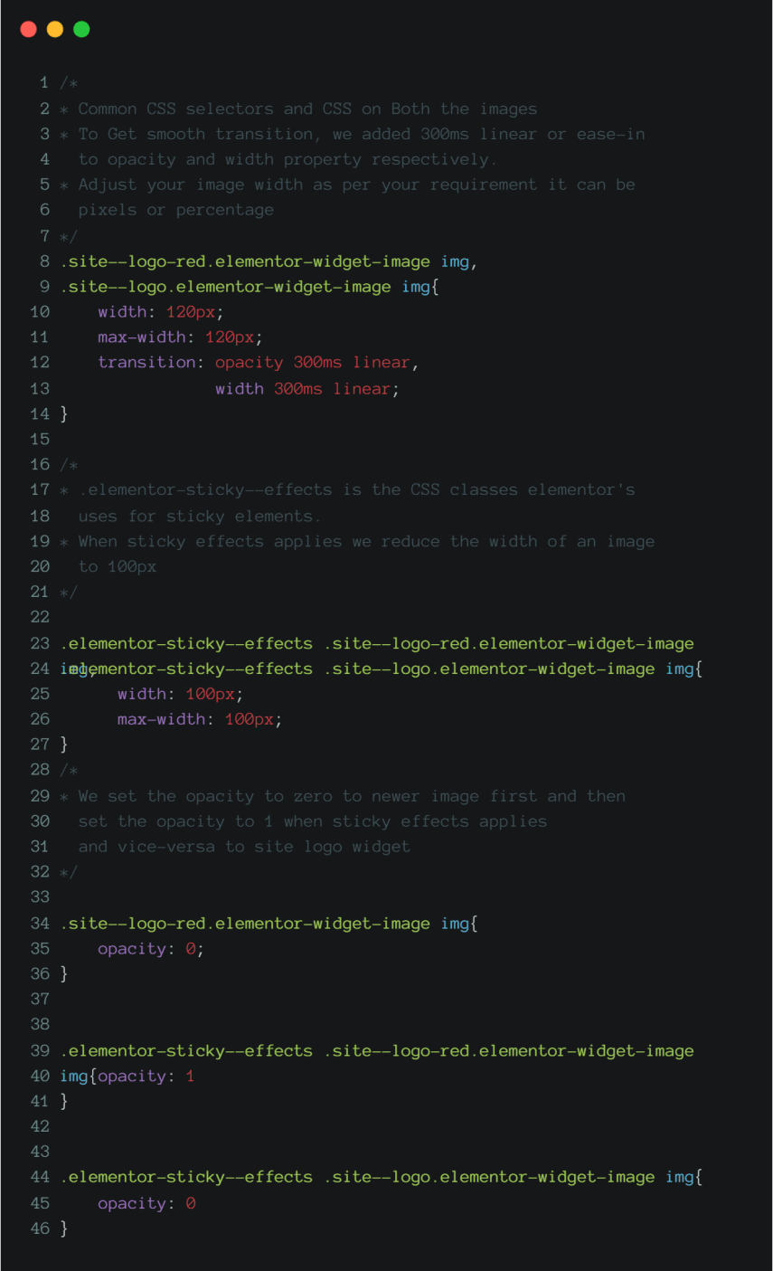 Apply CSS to new image widget