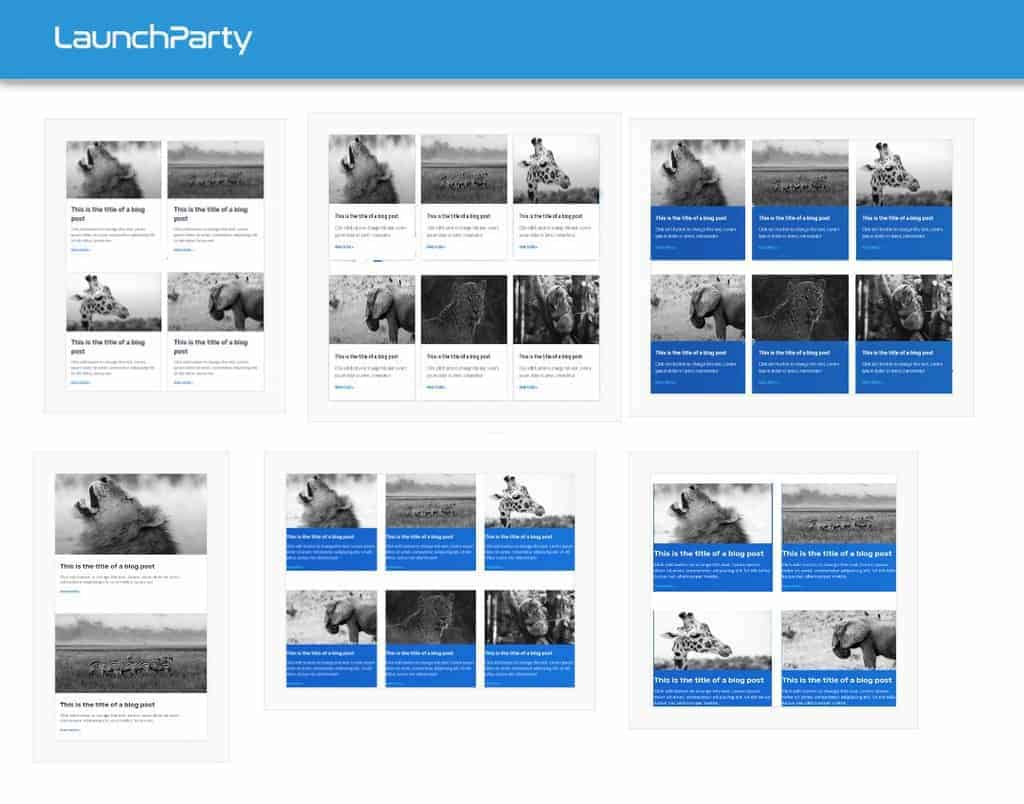 launch party Templates