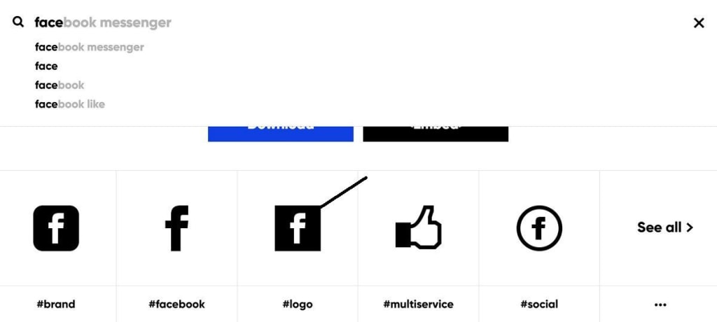 Elementor's page builder frequently asked questions (FAQs) 2 Choose Facebook Icon