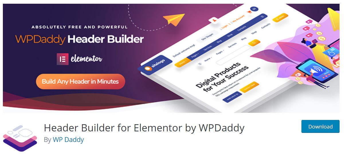 Header Footer Builder By WPDaddy