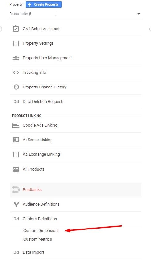 Custom Dimension in Google Analytics
