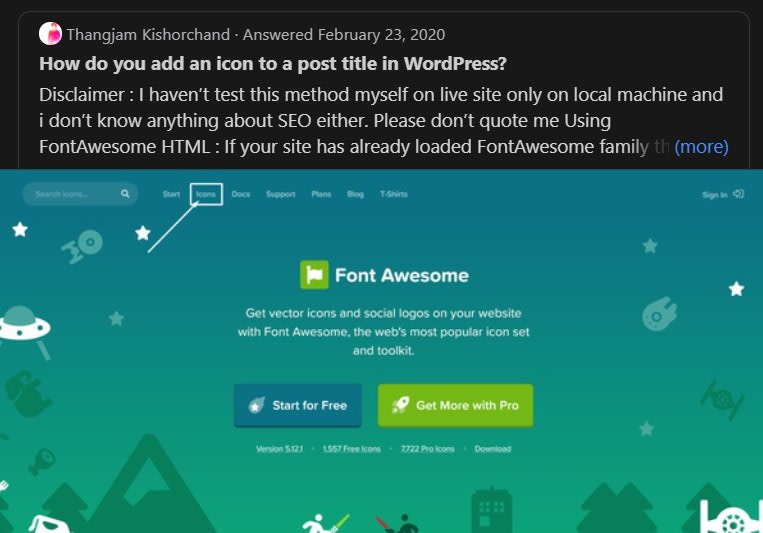 Add title to a Post Title in WordPress