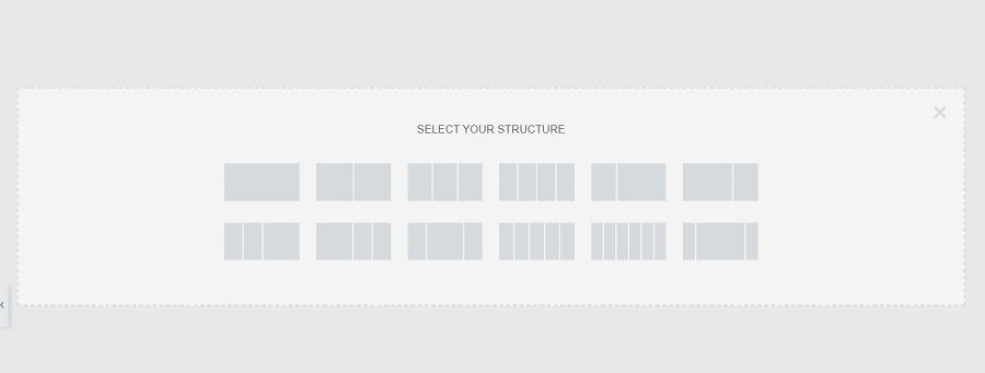 second step is to create Structure of page
