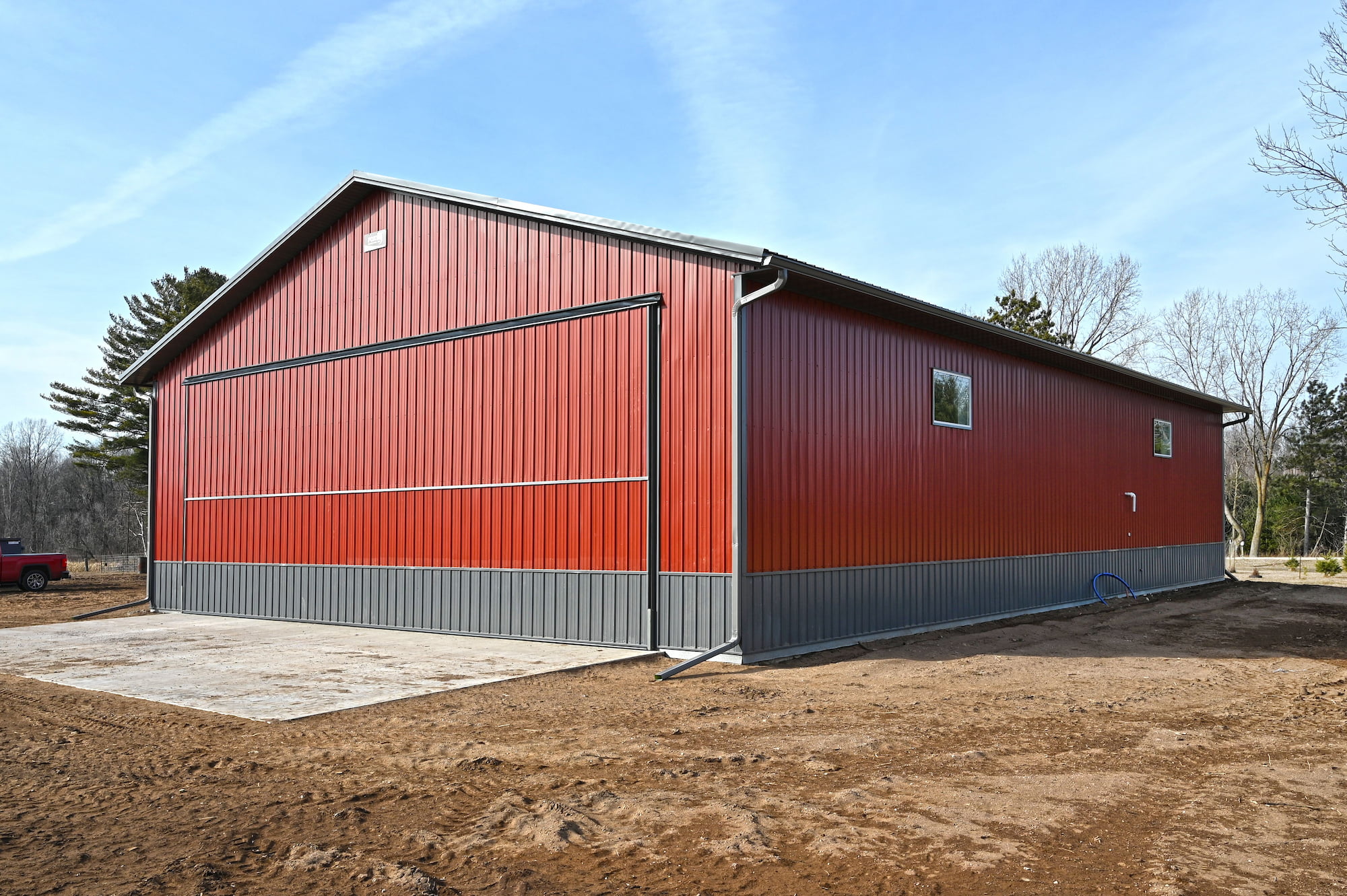 Custom manure processing building for Verhasselt Farms in Freedom, Wisconsin