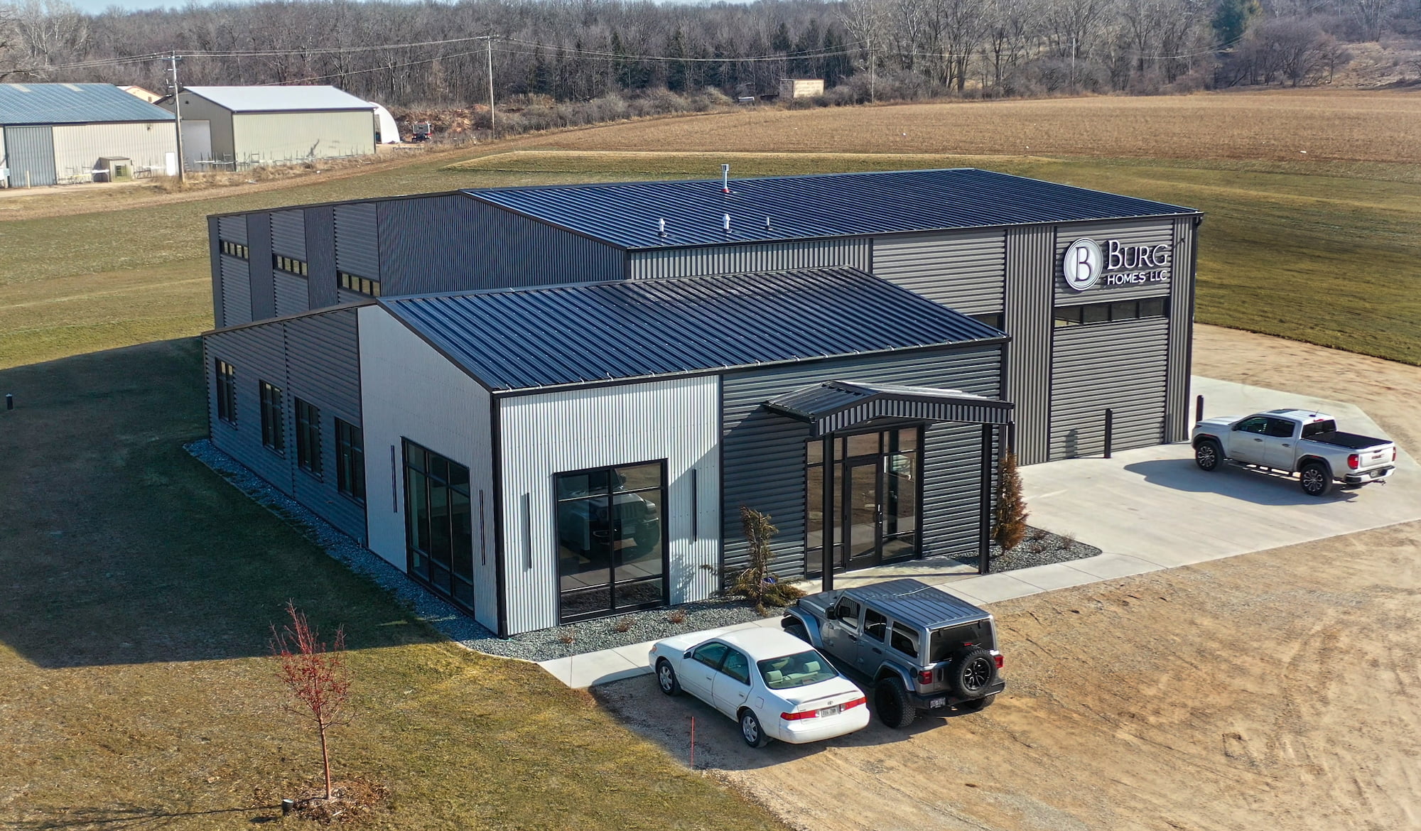 Custom manure processing building for Verhasselt Farms in Freedom, Wisconsin