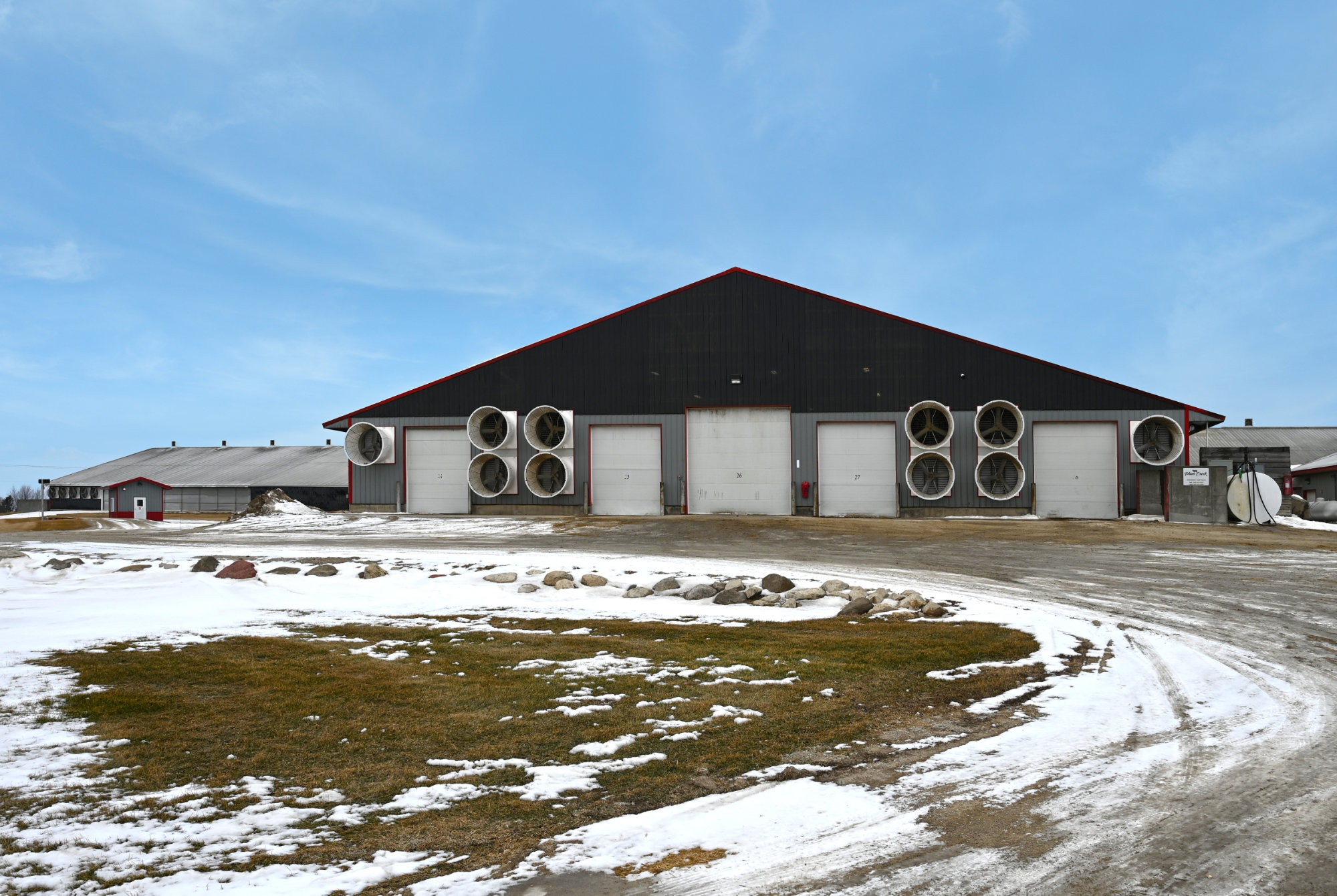 Ventilation system for Plum Creek Dairy in Fox Lake, Wisconsin