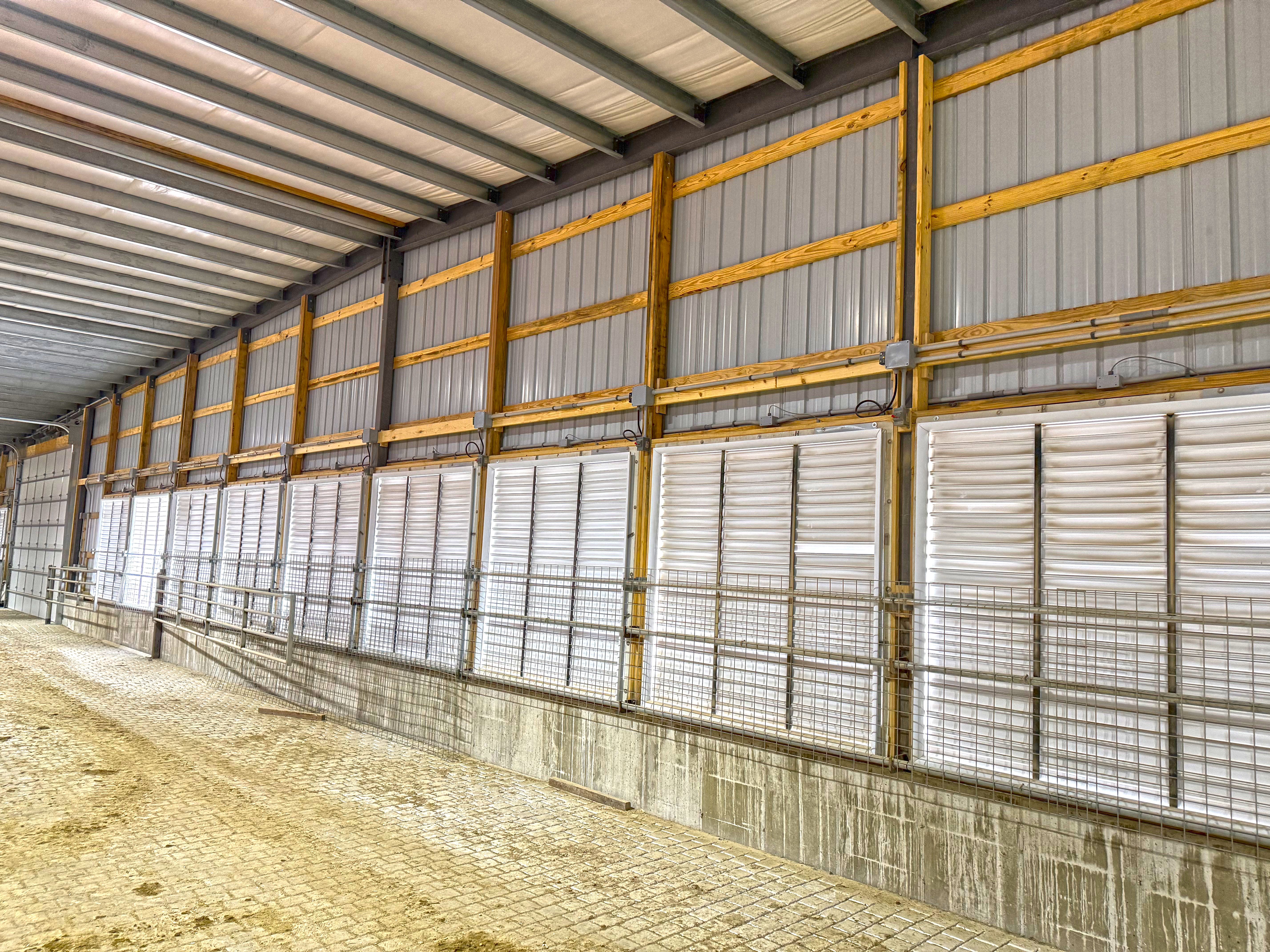 Fox Structures expanded Redtail Ridge Dairy's square footage to 72600 square feet