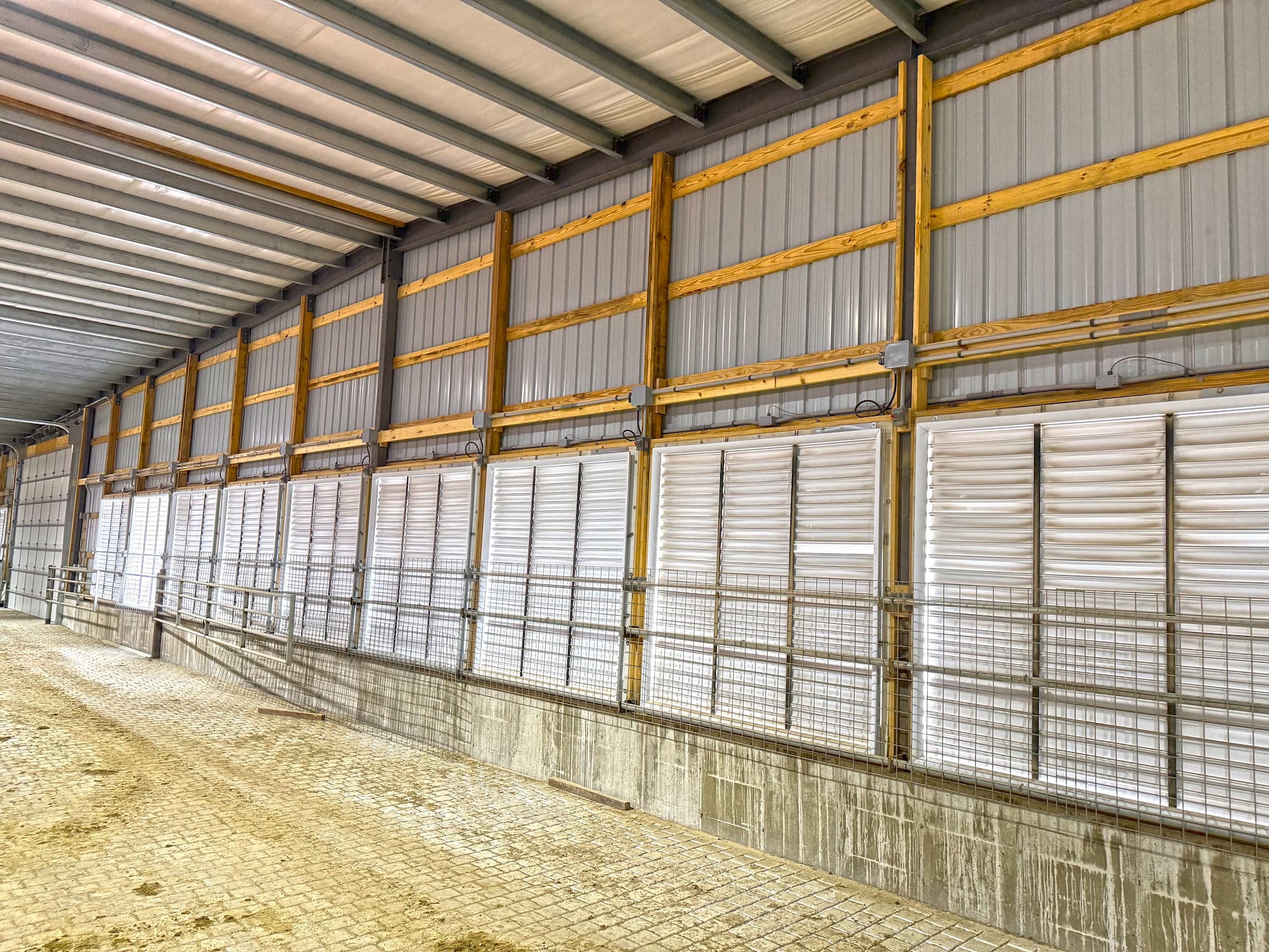 Fox Structures expanded Redtail Ridge Dairy's square footage to 72600 square feet