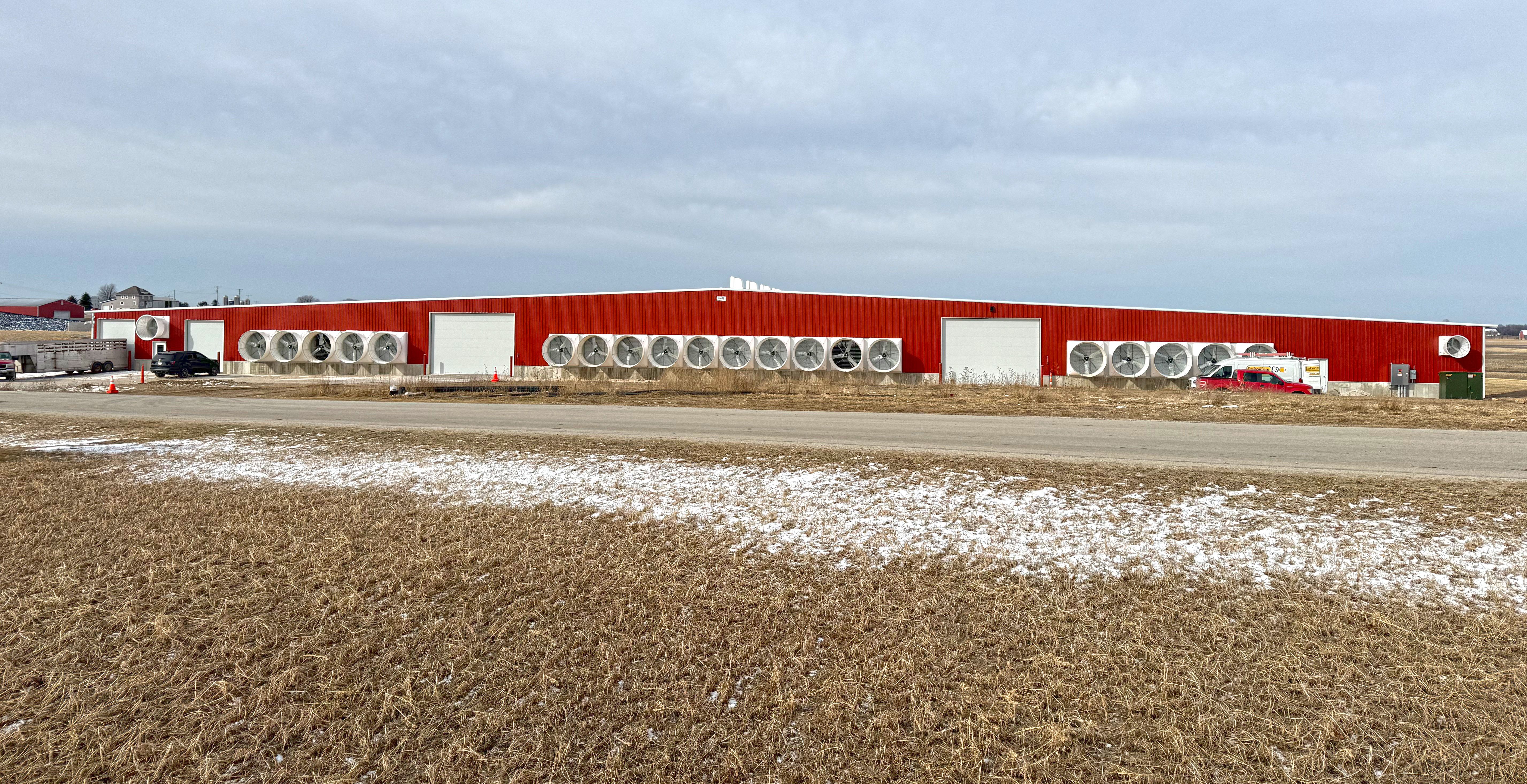Redtail Ridge Dairy expansion featuring an automated tunnel ventilation system