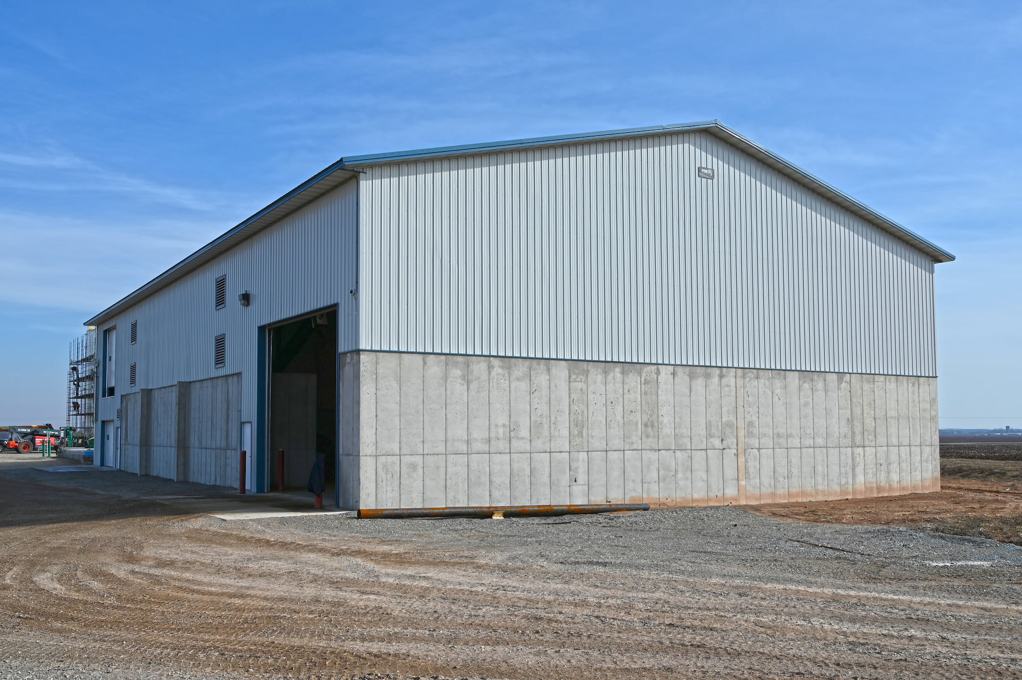 Drone view of the Amcor RE&D Building after restoration by Fox Structures