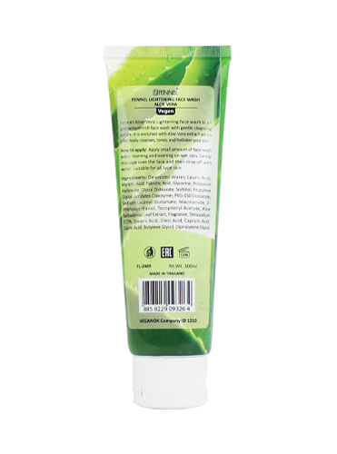 Fennel Lightening Face Wash Aloe Vera – photo 2