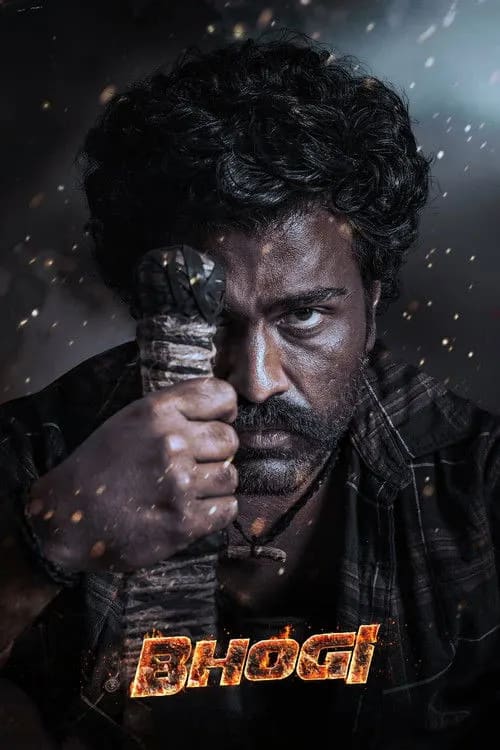 Bhogi (2026) movie poster featuring the cast and the tagline A Blood Fest