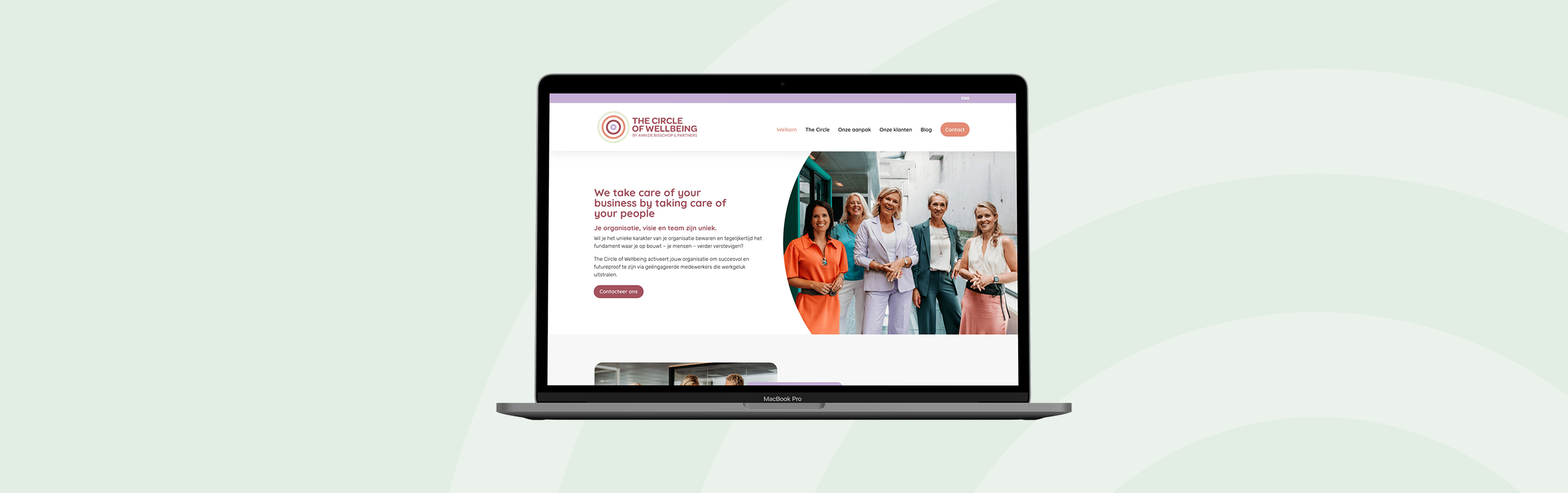 The circle of wellbeing website