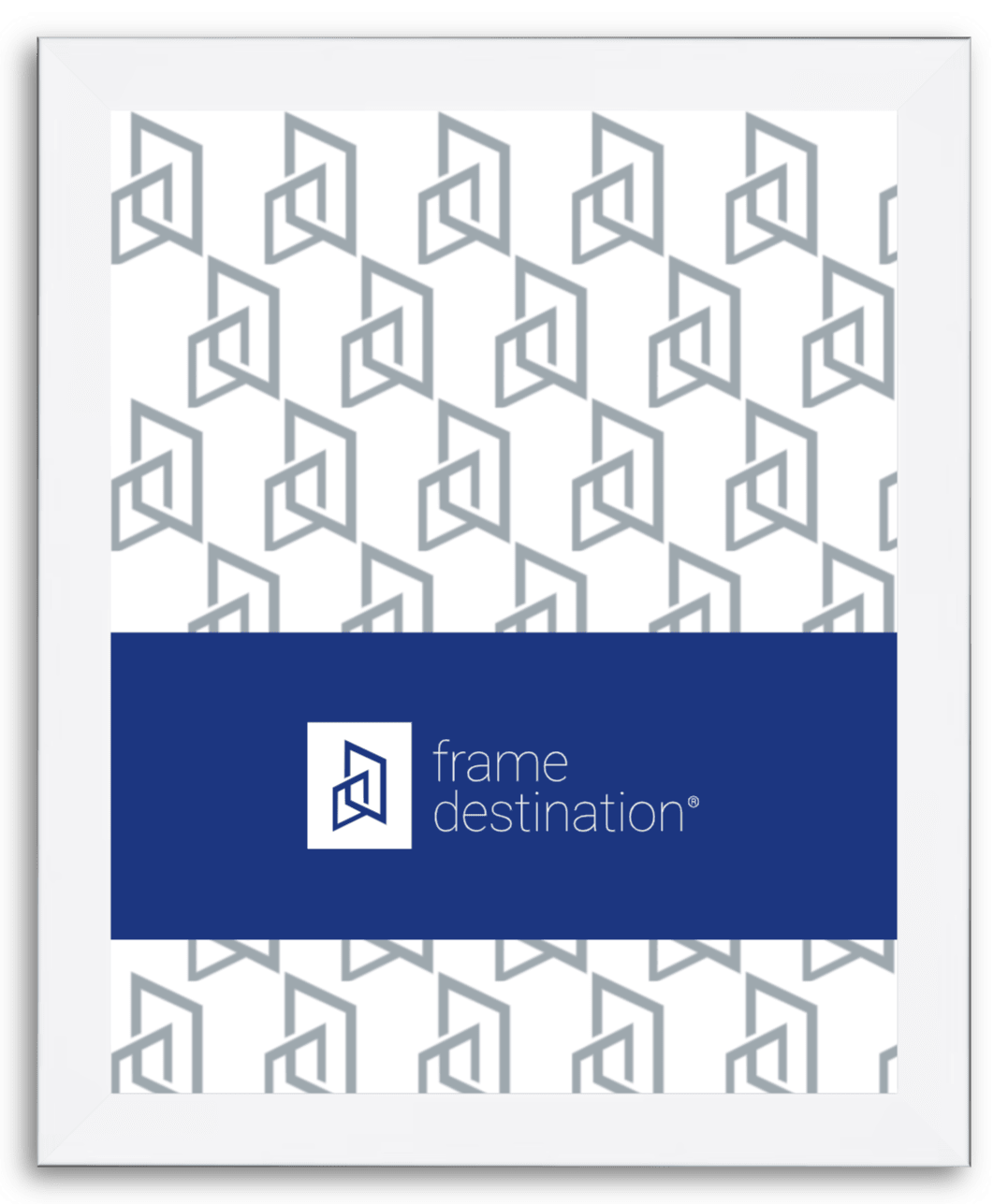 Smooth White Real Wood Frame P502B | Frame Destination