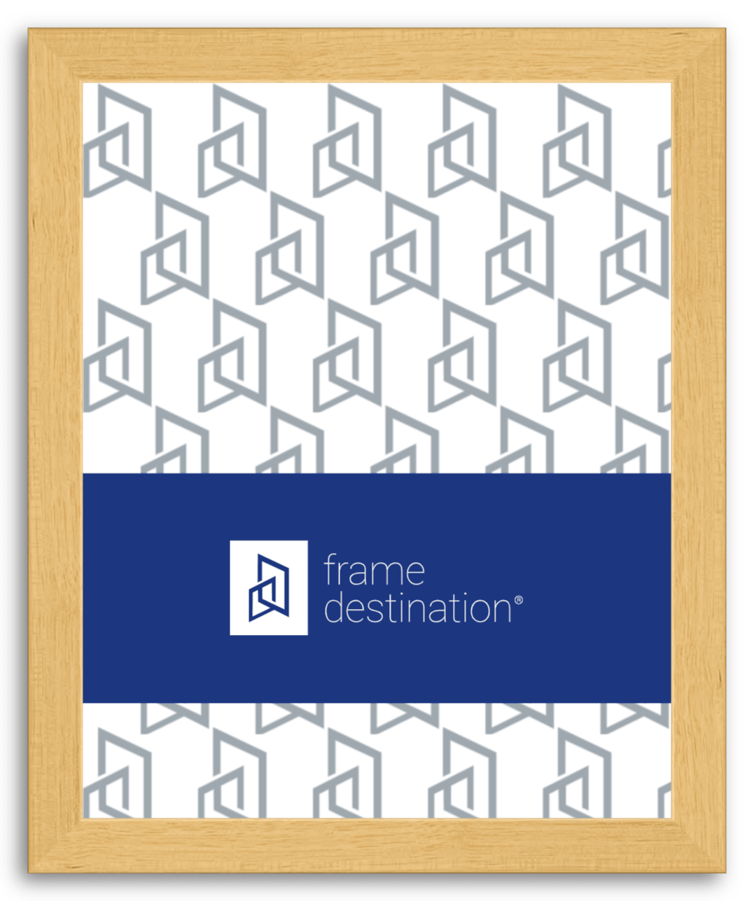 Classic Natural Stain Wood Veneer Frame P502A | Frame Destination