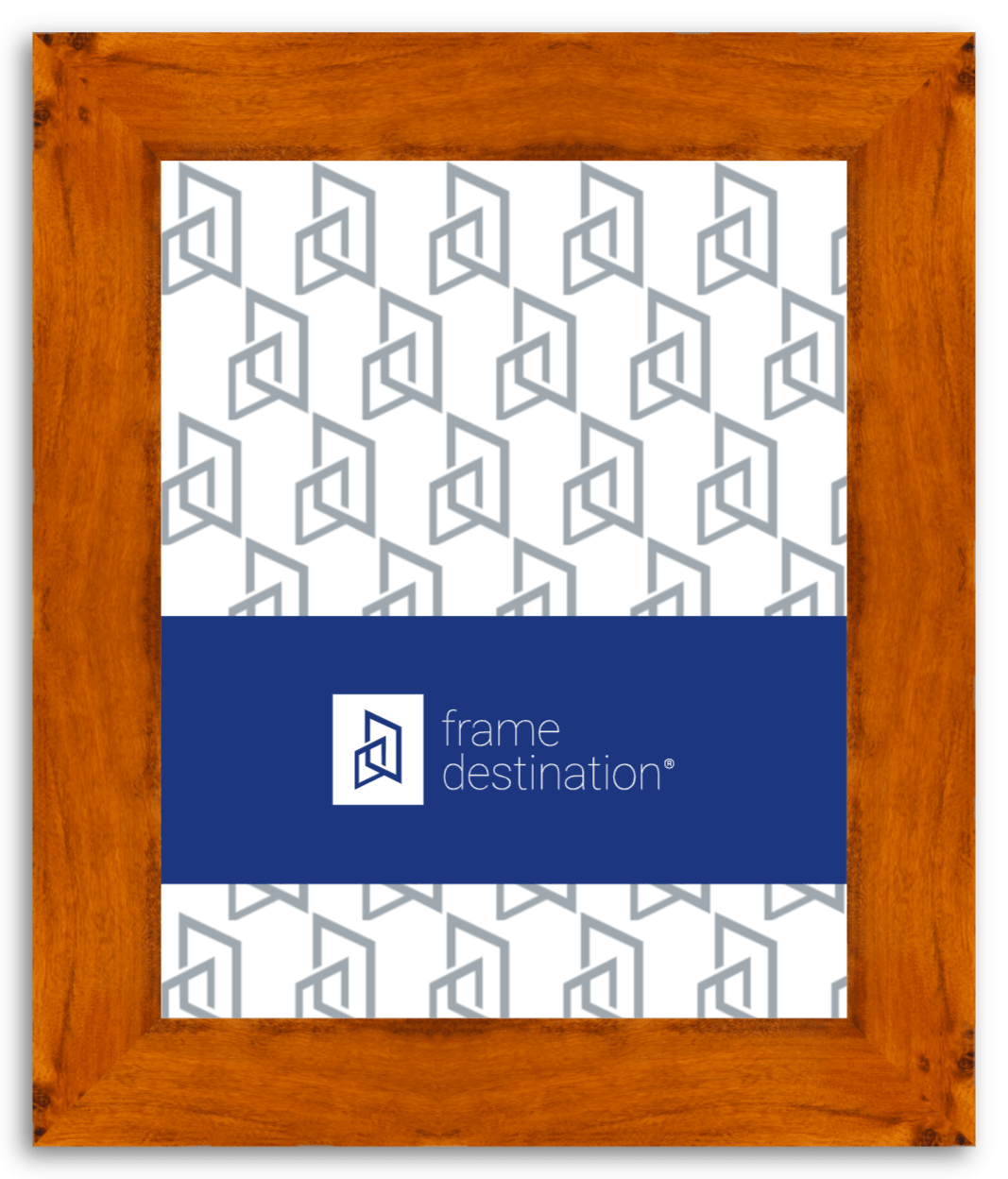 HI-Gloss Honey Burled Wood Frame P311 | Frame Destination