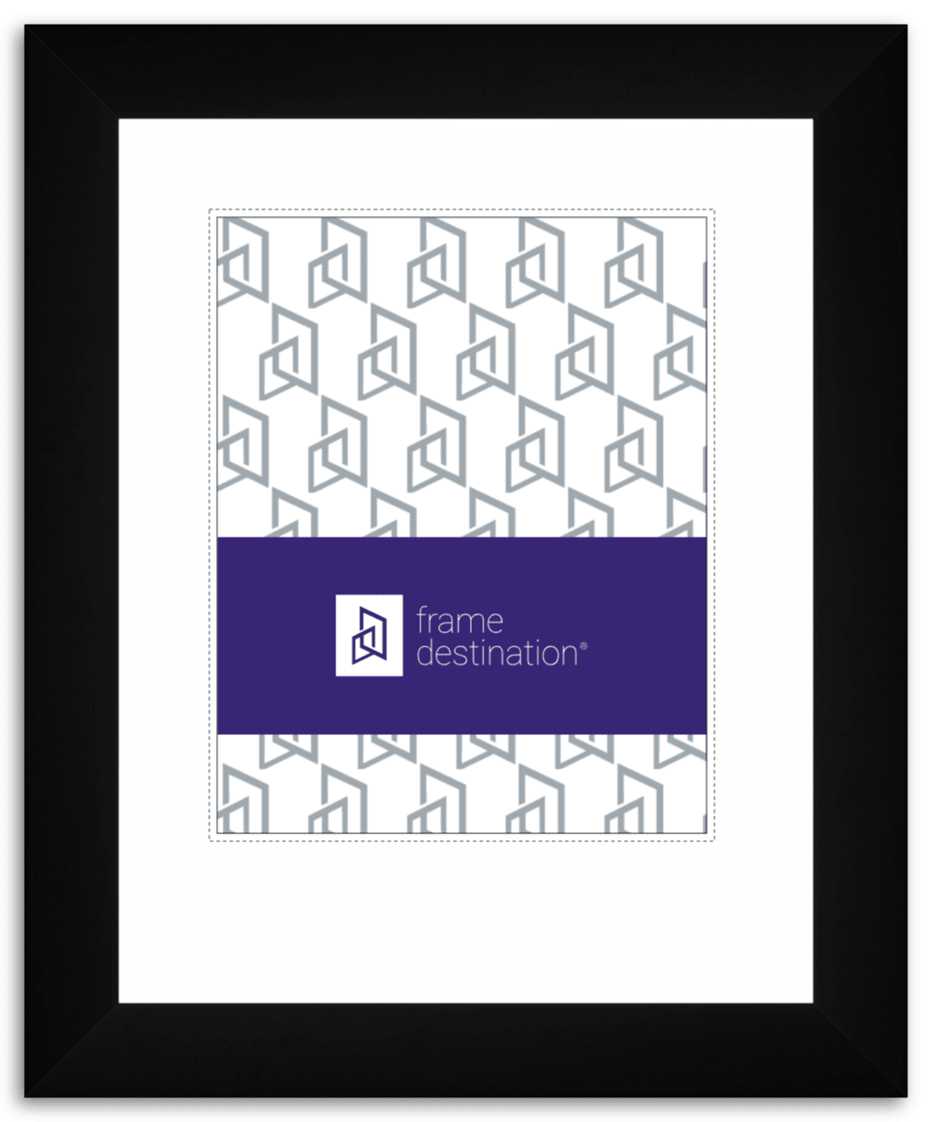 Black Wood Archival Diploma Frame with Off White Mat - P874 | Frame ...