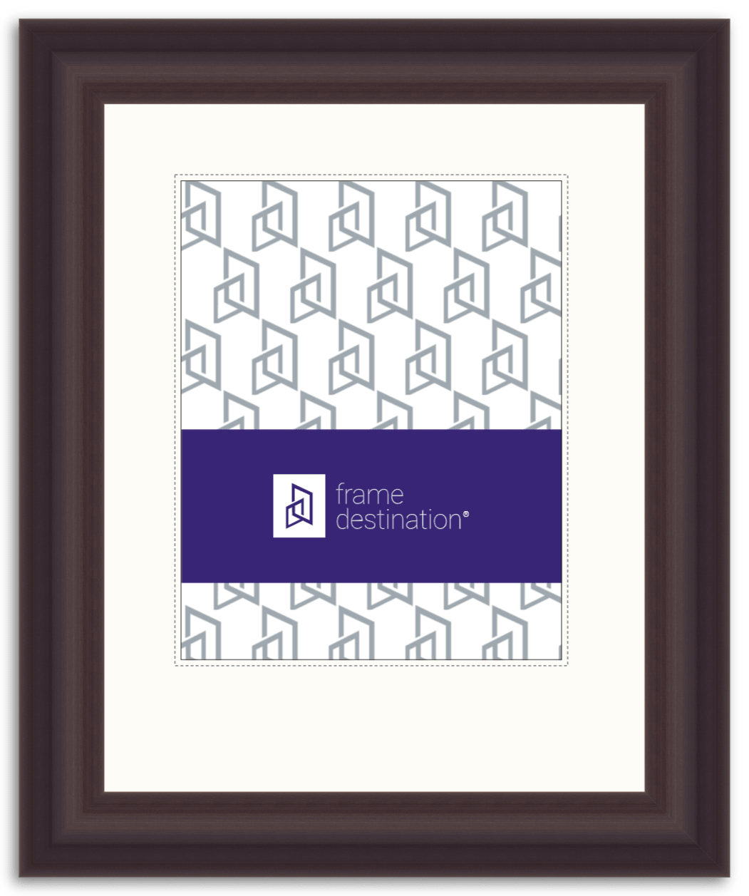 Espresso Diploma Frame with Off White Mat - P205 | Frame Destination