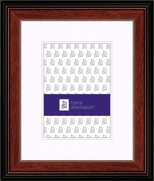 Graduation Picture Frame in Mahogany or Walnut | Frame Destination