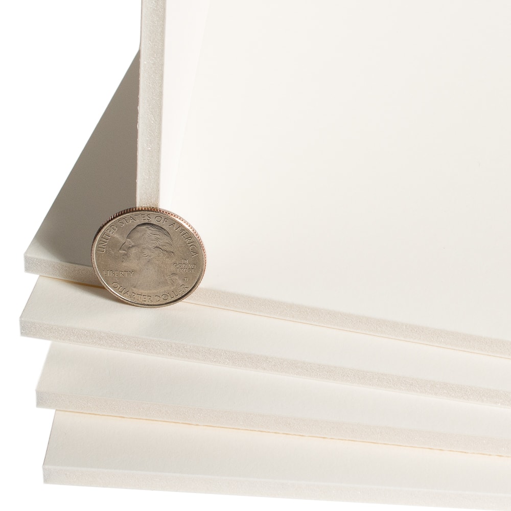 Archival Methods Acid Free Foamboard, 17x22 1/8 Thick, Color: White,(Pack 10)