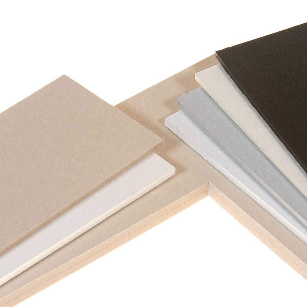 Archival Methods 2-Ply Pearl White Conservation Mat Board, 8.5 x 11