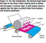 Dye sublimination infographic