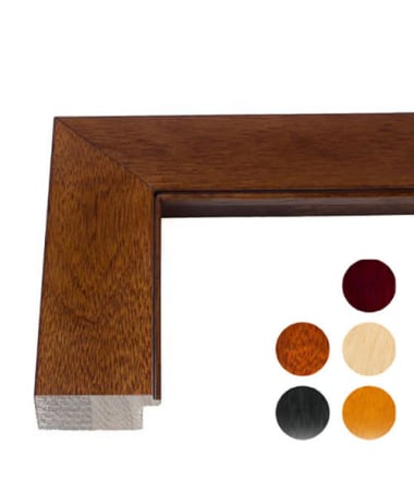 Natural Stained Wood Veneer Frame 506