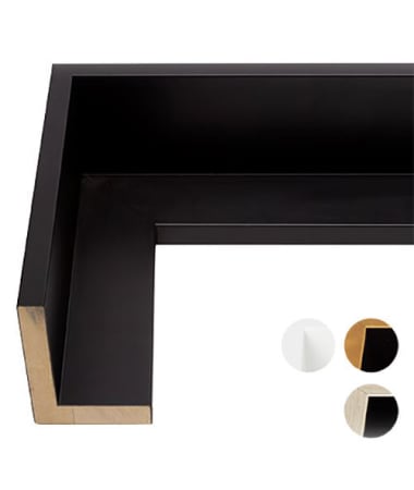 Black Silver Gold or White Canvas Floater Frame F141