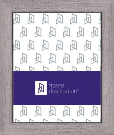 Modern Picture Frame with Brushed Textures and Edge Accent P529