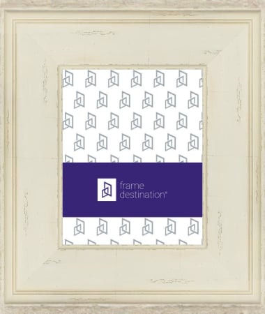 Rustic Picture Frame in Distressed Grey or Vanilla P742