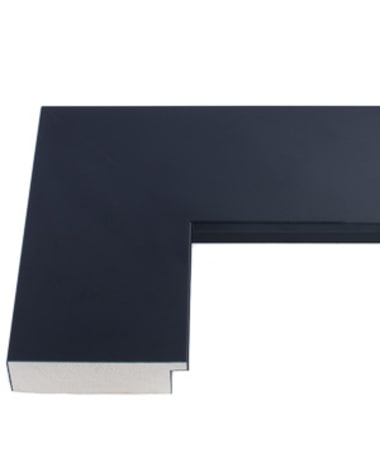 Nearly 3" Wide Black Picture Frame in Wood 855