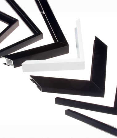 Metal Samples Black/White - Corner