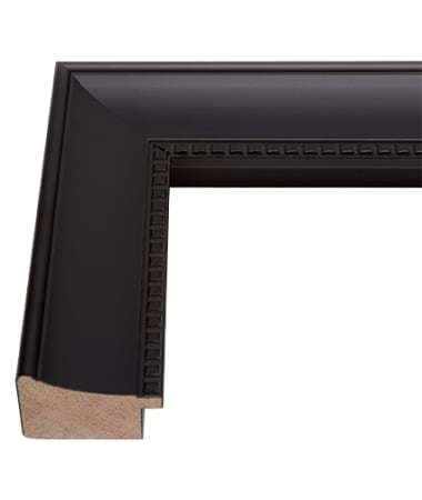 Sloped Wood Picture Frame with Square Detail 522