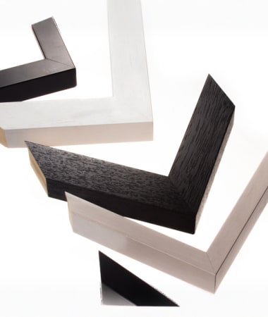 Wood Samples Black/White - Corner