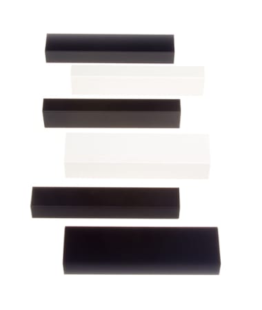 Wood Samples Black/White - Straight