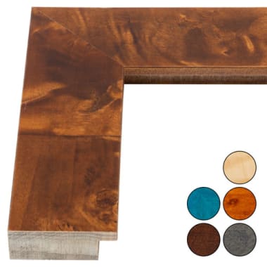 Traditional Burled Wood Picture Frame 311
