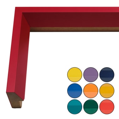 Angular Wood Frame in Primary Colors 435