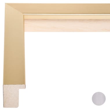 Silver or Gold Wood Picture Frame 728