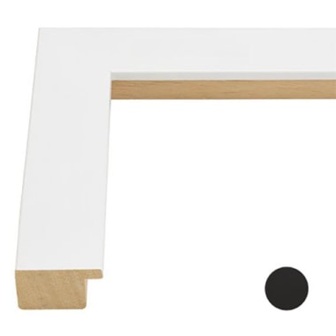 Gallery Style White Wood Picture Frame 810