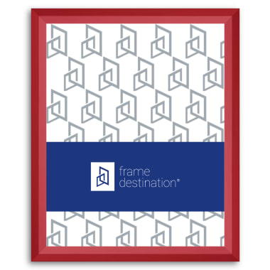 Angular Red Wood Picture Frame P435