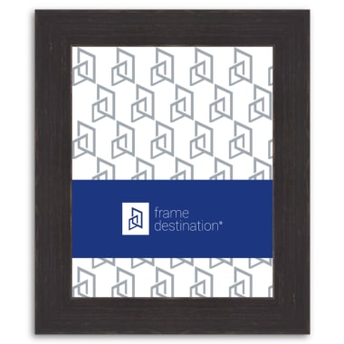 Charcoal Black Picture Frame with Real Wood P792