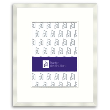 Tall Slim Archival Silver Metal Frame with UV-Filter P117