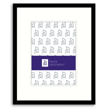 Tall Slim Archival Black Metal Frame with UV-Filter P117