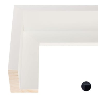 Black or White Canvas Floater Frame F120