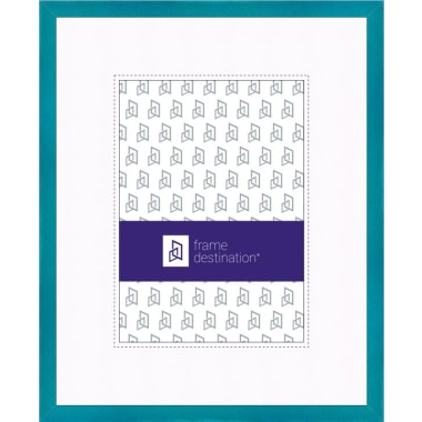 Modern Frame with White Mat in Vibrant Metal Colors for Bold Displays P117V