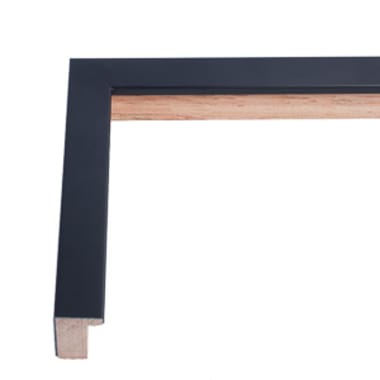 Smooth Black Wood Picture Frame 851