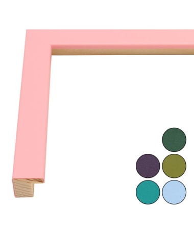Modern Wood Picture Frame in Vibrant Colors 235