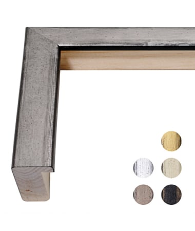 Gallery Style Industrial Finish Wood Frames 713